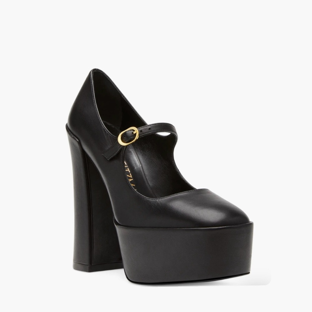 BNWT Stuart Weitzman Mary Jane Platform Pumps